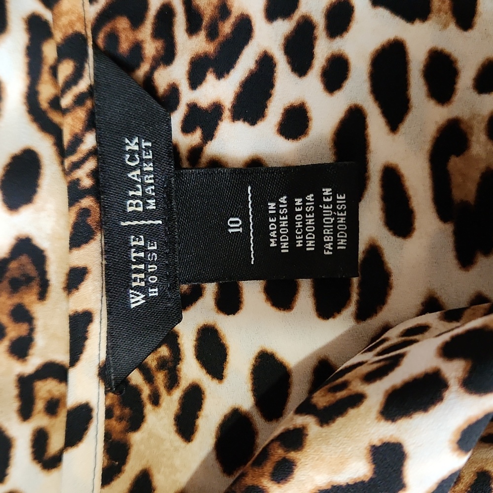 Button Down Leopard Top - Picture 3 of 3